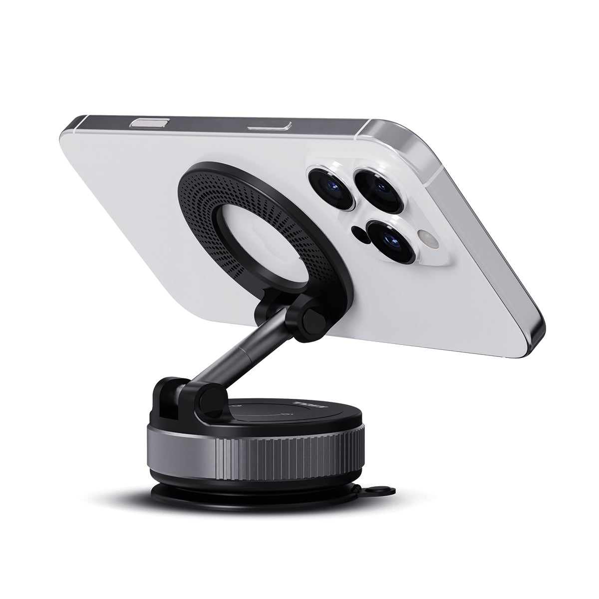 Soporte Celular Auto Magnético SmartFull 40 Con Ventosa Para Tablero Y Parabrisas Anillo Magnético Y Adhesivo Para Magsafe Para iPhone Para Samsung Para Motorola Para Xiaomi Traba Segura Escritorio