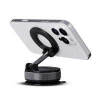 Soporte Celular Auto Magnético SmartFull 40 Con Ventosa Para Tablero Y Parabrisas Anillo Magnético Y Adhesivo Para Magsafe Para iPhone Para Samsung Para Motorola Para Xiaomi Traba Segura Escritorio