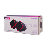Caja original de parlantes Soul OP100 para PC y notebook