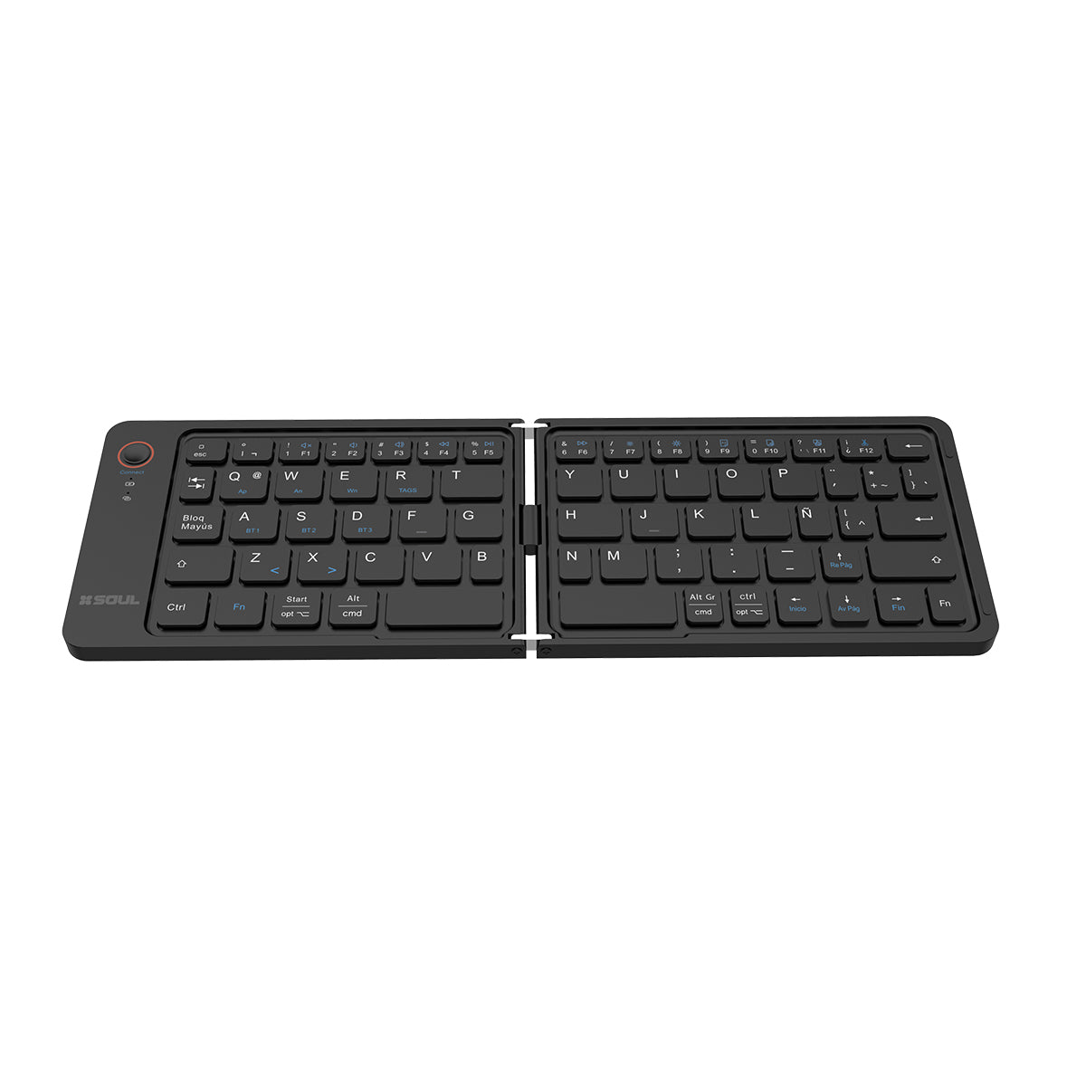 Teclado Bluetooth Soul KBT02 Plegable Español LATAM - 20 hs de Batería