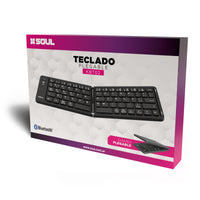 Teclado Bluetooth Soul KBT02 Plegable Español LATAM - 20 hs de Batería