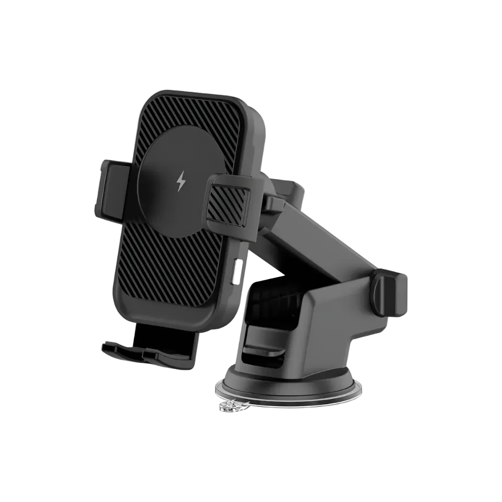Soporte Auto Soul Q600 2 en 1 con Carga Inalámbrica 15W