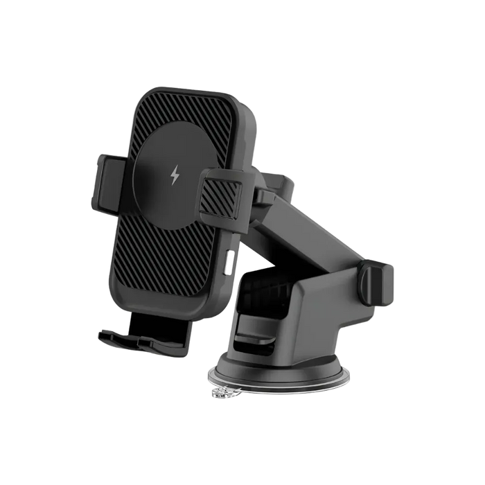 Soporte Auto Soul Q600 2 en 1 con Carga Inalámbrica 15W