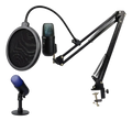 Micrófono Gamer RGB Soul XMIC 450 para Streaming y Gaming | Brazo + Base + Antipop Incluidos