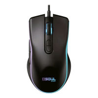 Mouse Gamer Soul XM600 RGB - 3600 DPI - Negro