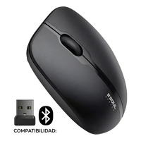 Mouse Inalámbrico Soul Bluetooth y Wireless USB 1600 DPI