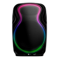 Parlante Portátil Bluetooth Blaze Audio NOV02 Bafle Inalámbrico 12 Pulgadas 300W Batería Litio Recargable 19hs TWS Karaoke Bass Reflex Micrófono y Control Incluido Luces LED RGB USB Radio FM Negro 6kg