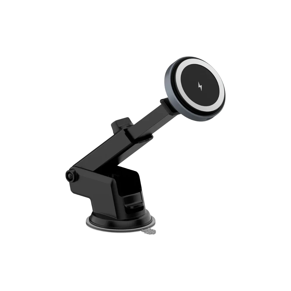 Soporte Magnético para Celular Auto Soul Q700 2 en 1 | Carga Inalámbrica 15W
