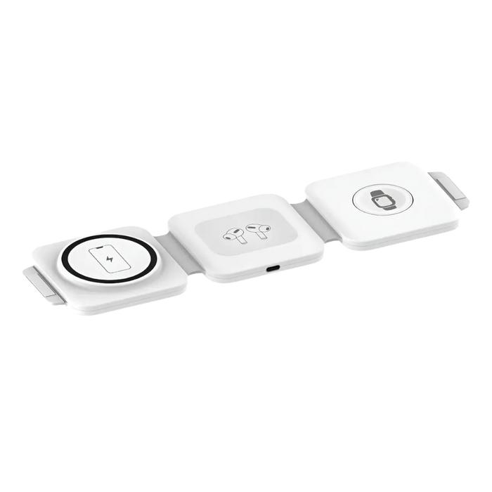 Cargador Inalámbrico Magnetic Base Triple Rápido Para iPhone