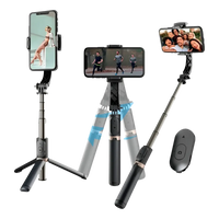 Estabilizador Gimbal Para Celular Trípode 4 en 1 Palo Selfie