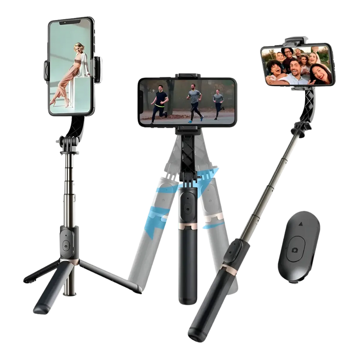 Estabilizador Gimbal Para Celular Trípode 4 en 1 Palo Selfie