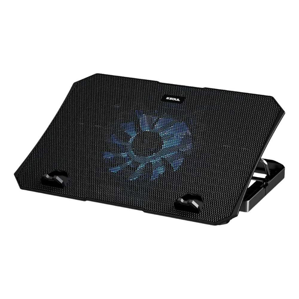 Base Cooler Notebook Soul OB 100 USB con Luz LED 1000 RPM