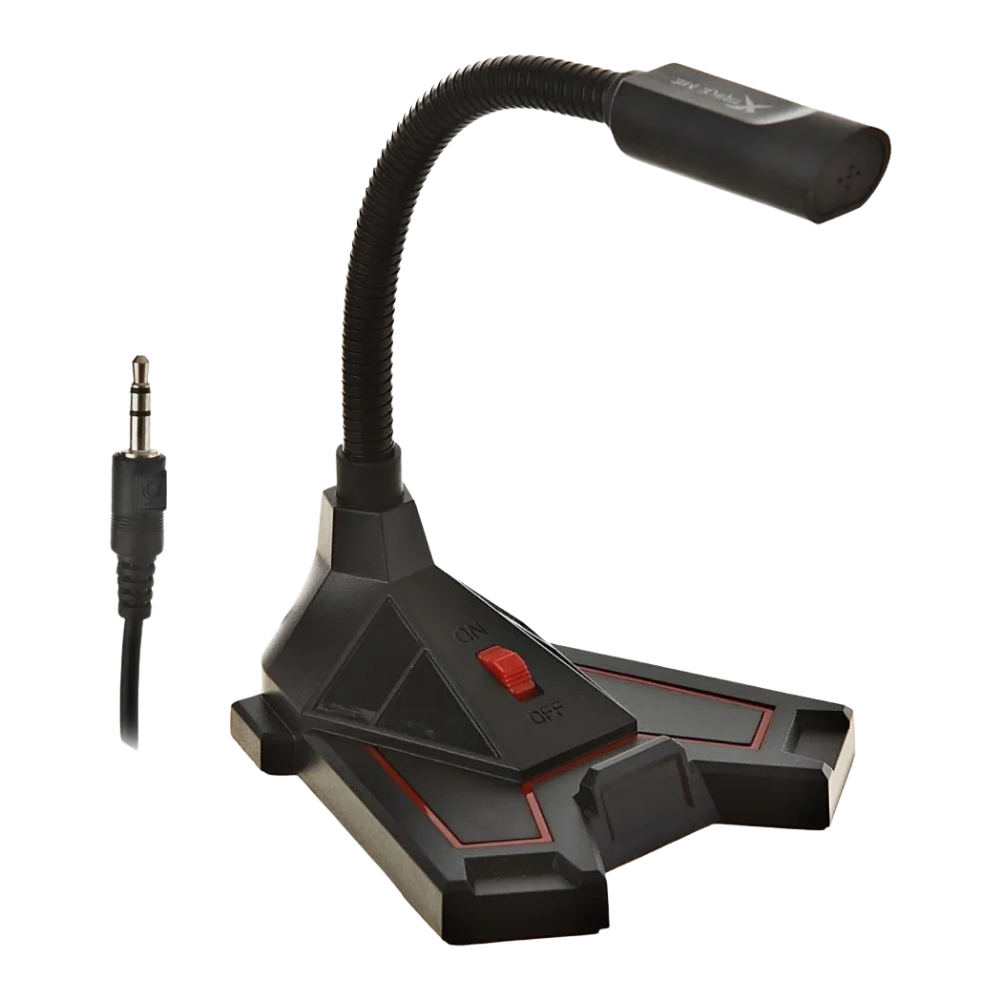 Micrófono Gamer Xtrike Me XMC-01 Omnidireccional USB - Negro
