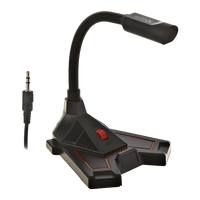Micrófono Gamer Xtrike Me XMC-01 Omnidireccional USB - Negro