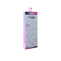 Cable Lightning Soul Classic PD 27W para iPhone - 1 Metro