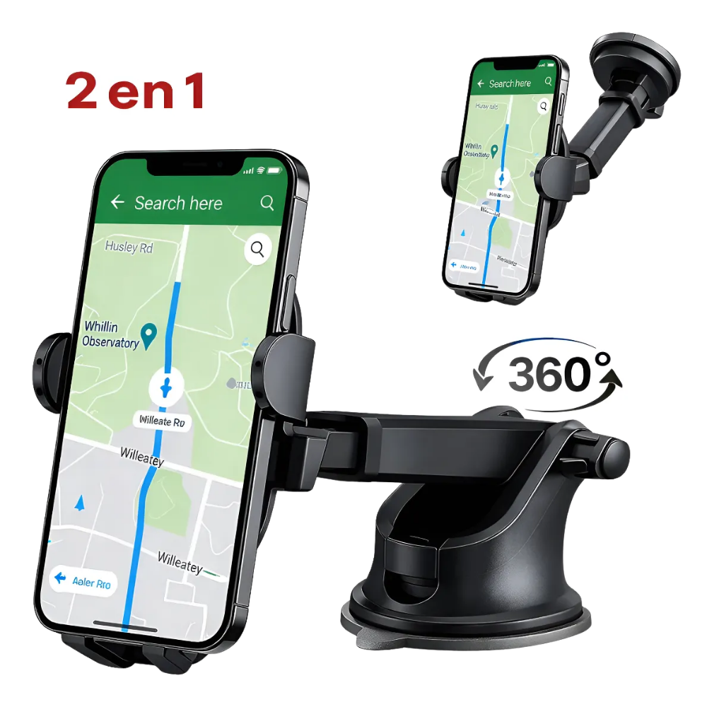 Soporte Celular Auto Brazo Extensible Vidrio Tablero Sopapa