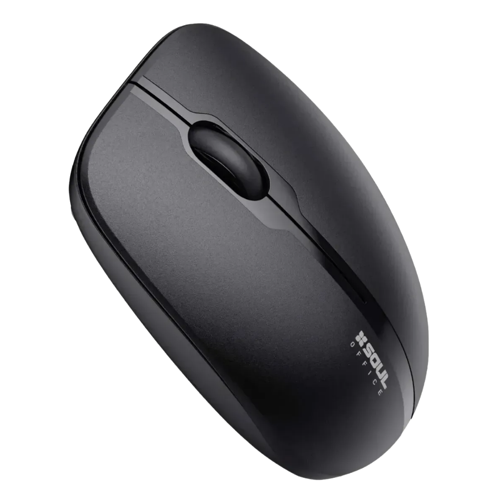 Mouse Inalámbrico Soul Bluetooth y Wireless USB 1600 DPI