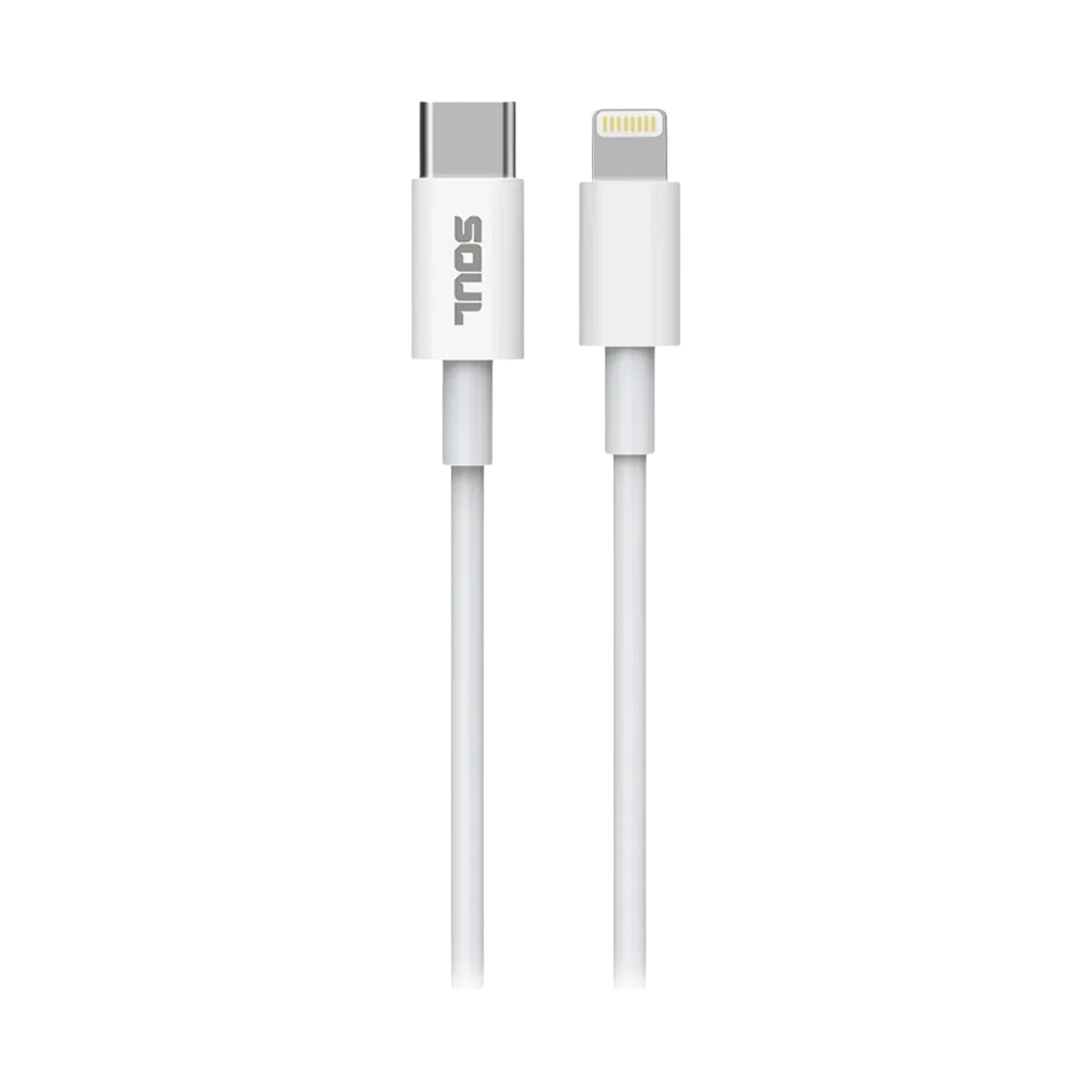 Kit Cargador Soul 20W + Cable USB-C para iPhone y Samsung