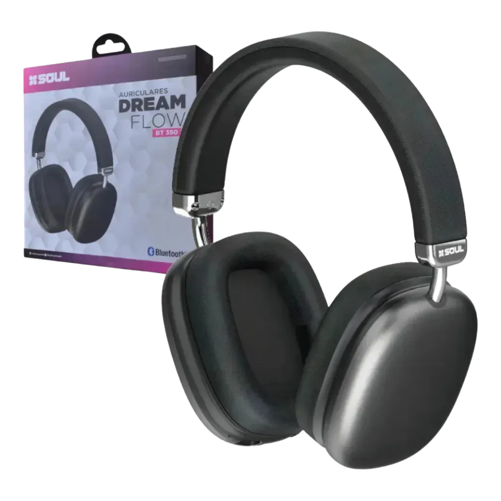 Auricular Inalámbricos Bluetooth Soul Vincha Manos Libres BT350 Negro