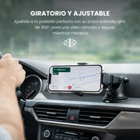 Soporte Celular Auto Brazo Extensible Vidrio Tablero Sopapa
