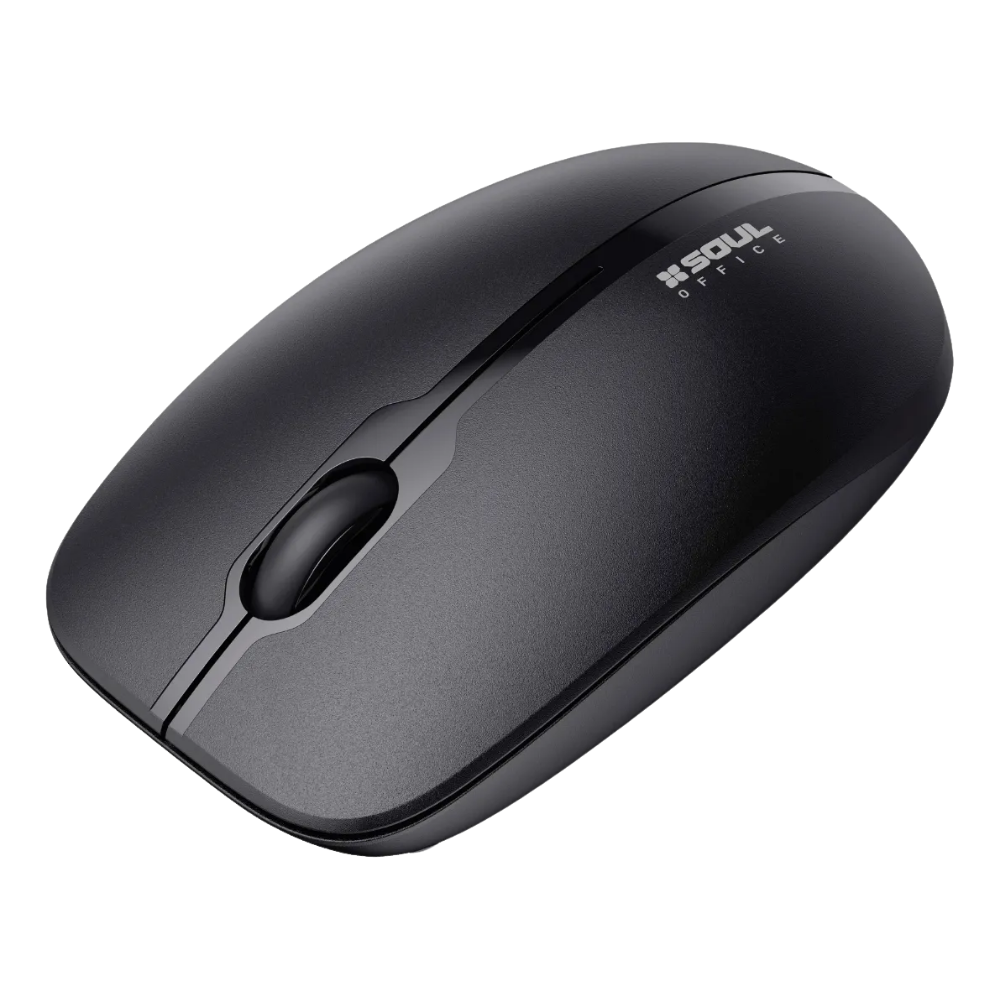 Mouse Inalámbrico Soul Bluetooth y Wireless USB 1600 DPI