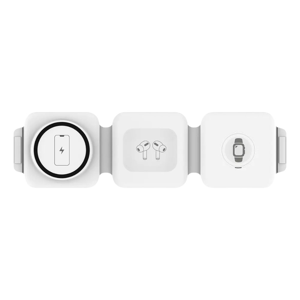 Cargador Inalámbrico Magnetic Base Triple Rápido Para iPhone