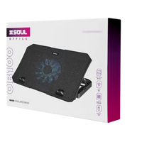 Base Refrigerante Soul Notebook Ventilador Cooler LED Gamer