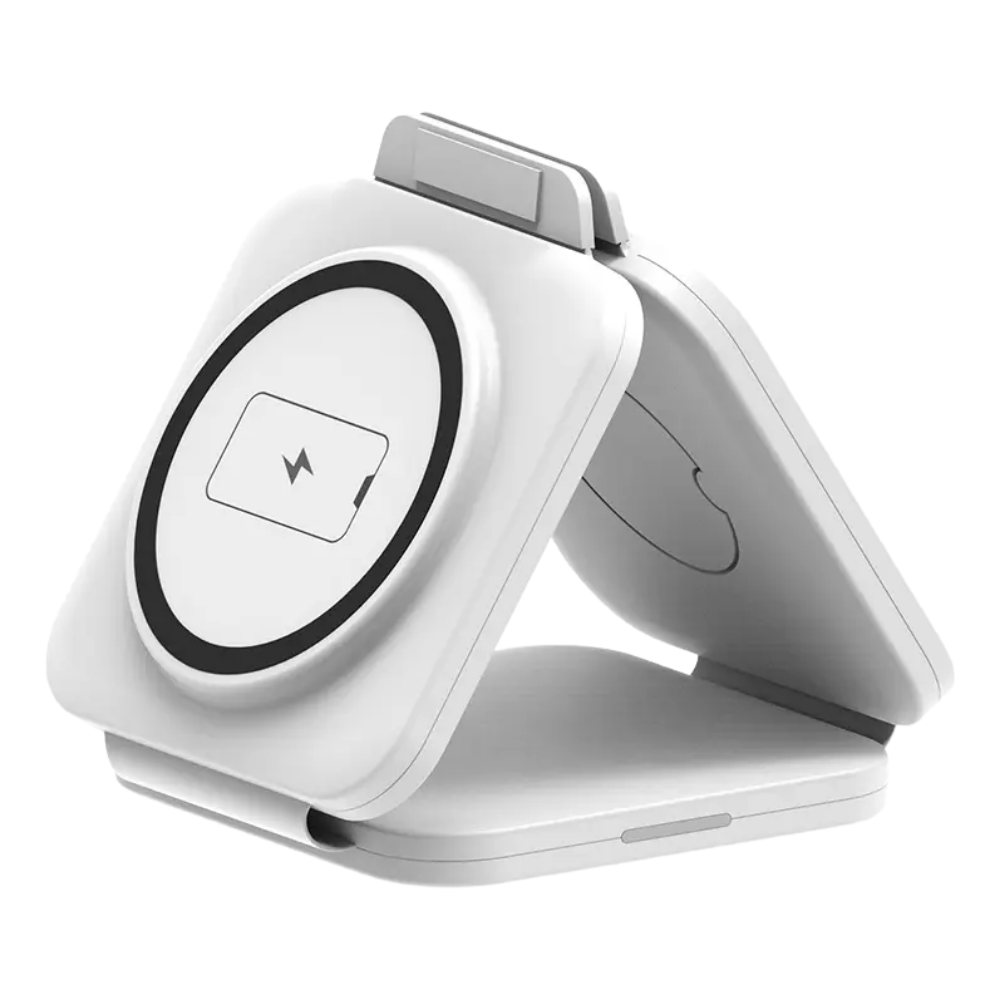 Cargador Inalámbrico Magnetic Base Triple Rápido Para iPhone
