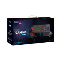 Kit Gamer Soul 4 En 1: Teclado + Mouse + Auricular + Mousepad Compatible con Pc Ps4 Ps5 Xbox