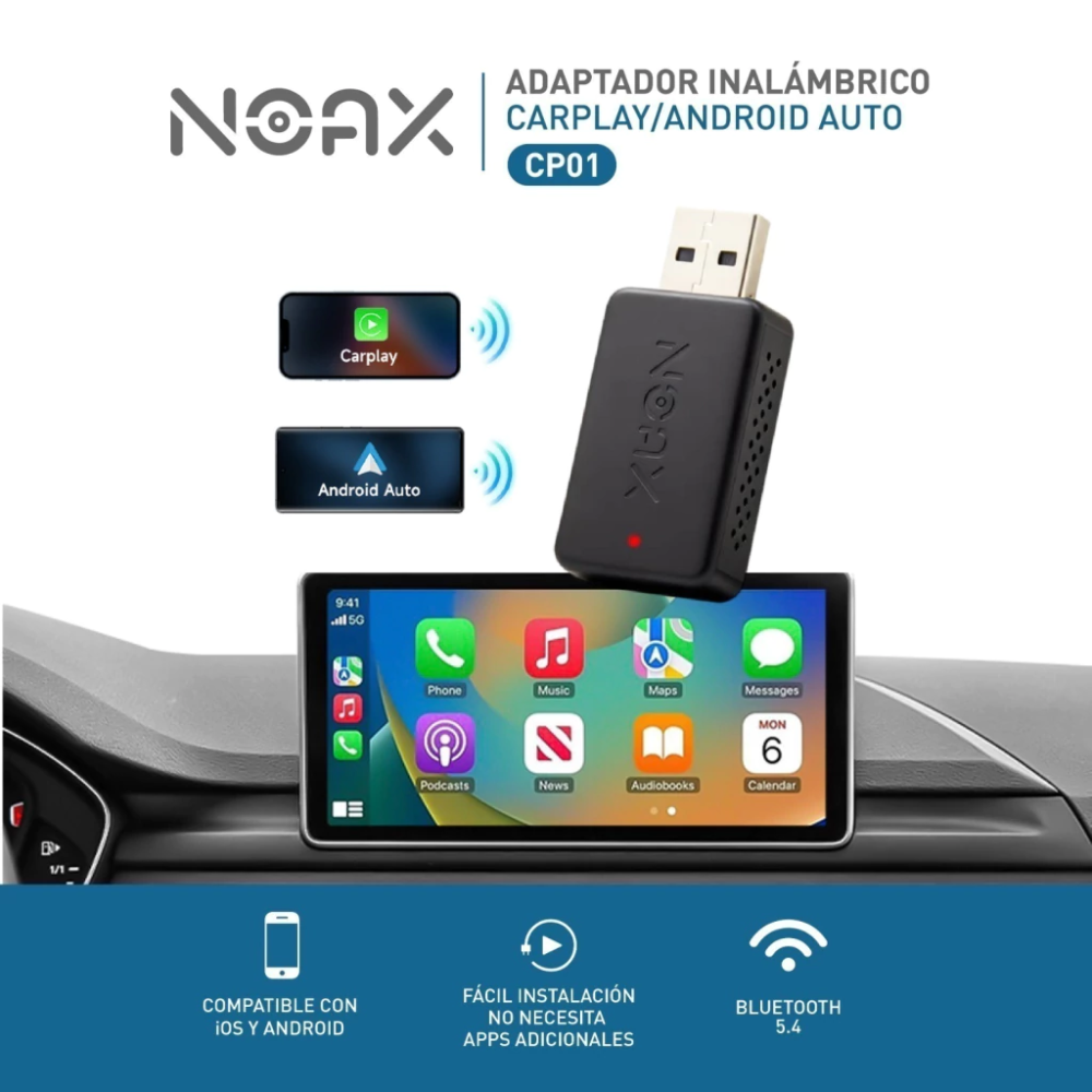 Convertí tu CarPlay en inalámbrico para siempre y deja de usar cables — sin cambiar el stereo