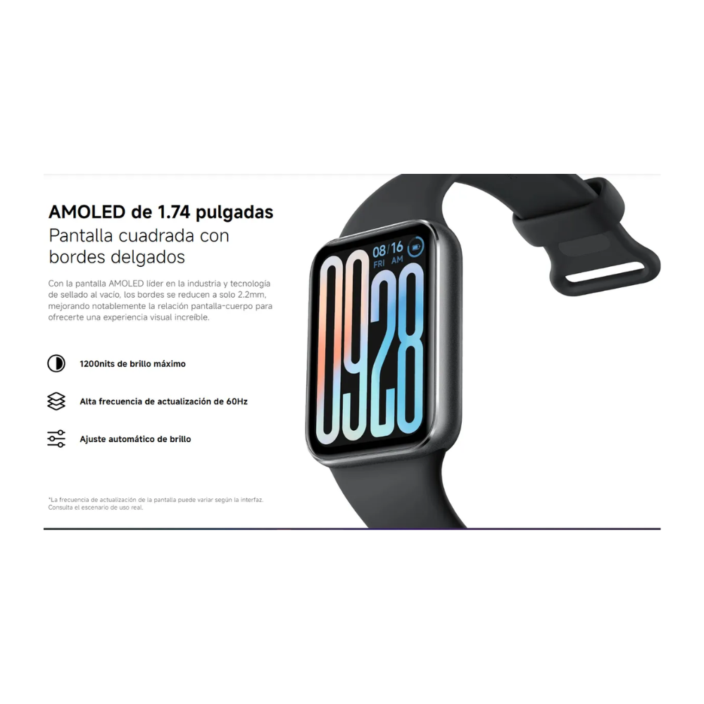 Smartband Xiaomi Smart Band 9 Pro - Negro