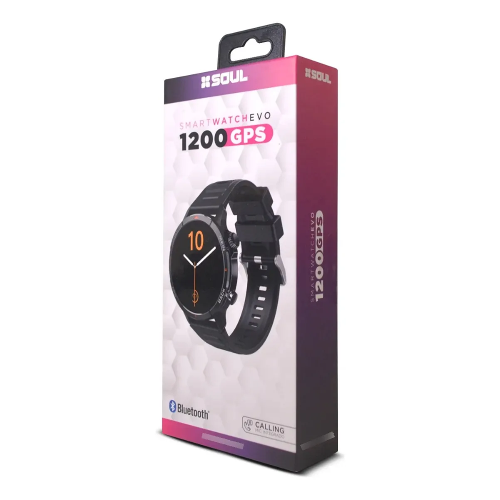 Reloj Inteligente Smartwatch Soul Hombre GPS Integrado EVO 1200