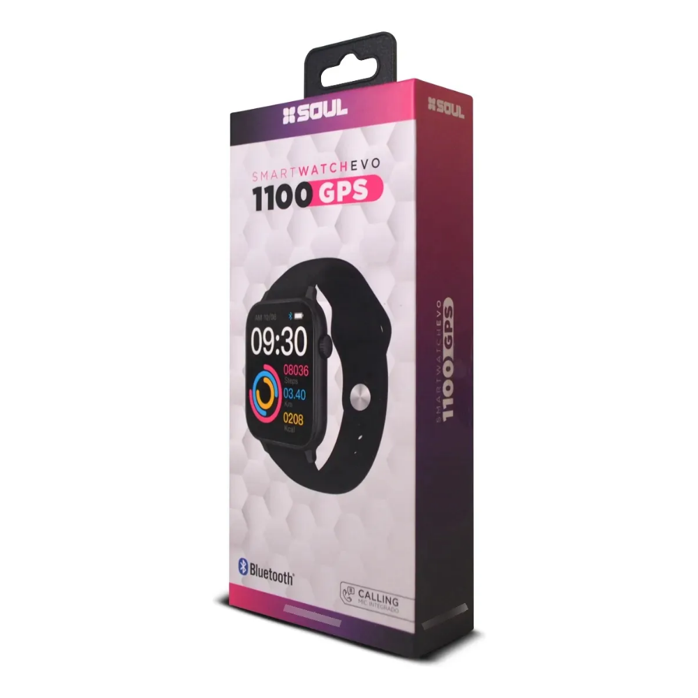 Reloj Inteligente Smartwatch Soul Hombre GPS Integrado EVO 1100