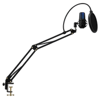 Micrófono Gamer RGB Soul XMIC 450 para Streaming y Gaming | Brazo + Base + Antipop Incluidos