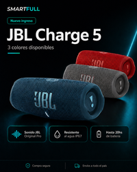 Parlante Bluetooth JBL Charge 5 IP67 con Powerbank - 30W