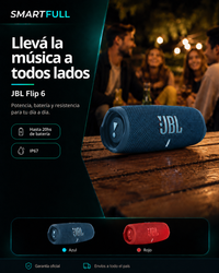 Parlante Bluetooth JBL Flip 6 IP67 Waterproof - 30W