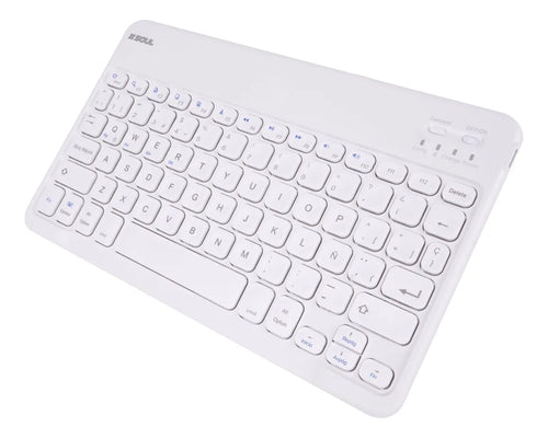 Teclado para Tablet Bluetooth Soul KBT01 Compatible con Android, iOS y Windows - Blanco