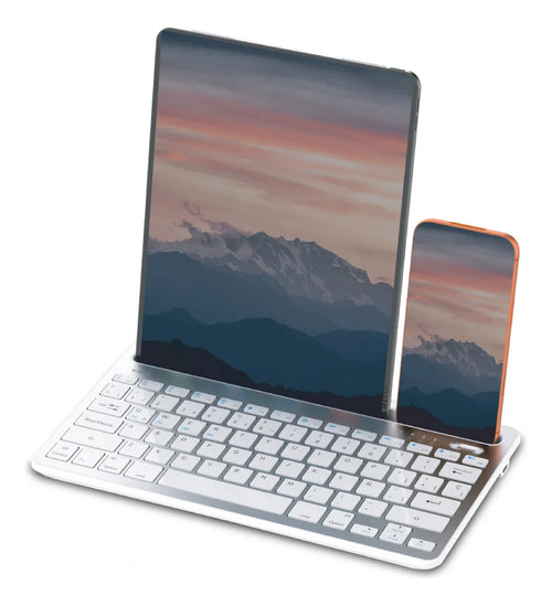 Teclado Bluetooth Soul KBT03 con Soporte para Tablet y Celular - Blanco