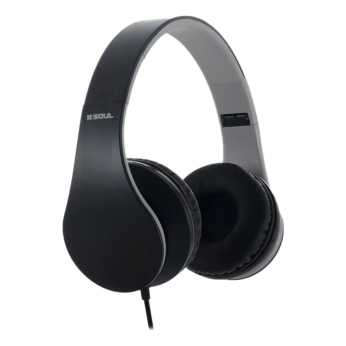 Auricular Soul Vincha Con Cable L600 Sonic Shock Color Negro
