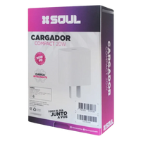 Cargador Soul Compact 20W USB-C Power Delivery