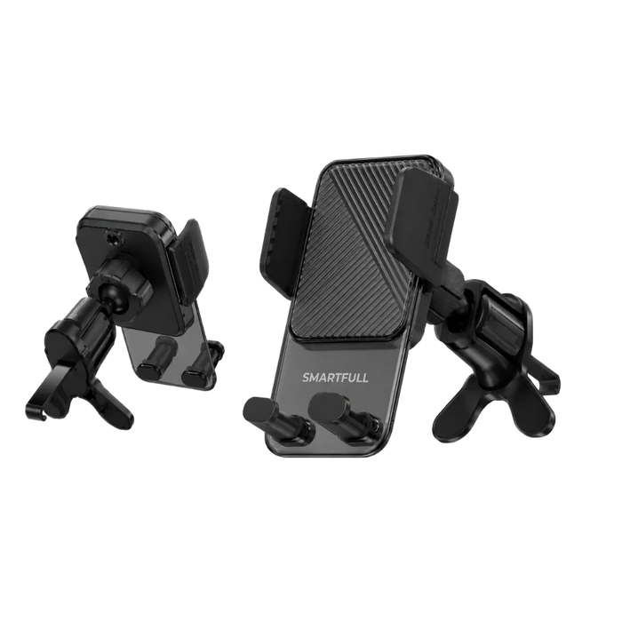 Soporte Celular SmartFull HOLDY900 para Rejilla de Ventilación con Pinza Ajustable y Giro 360°