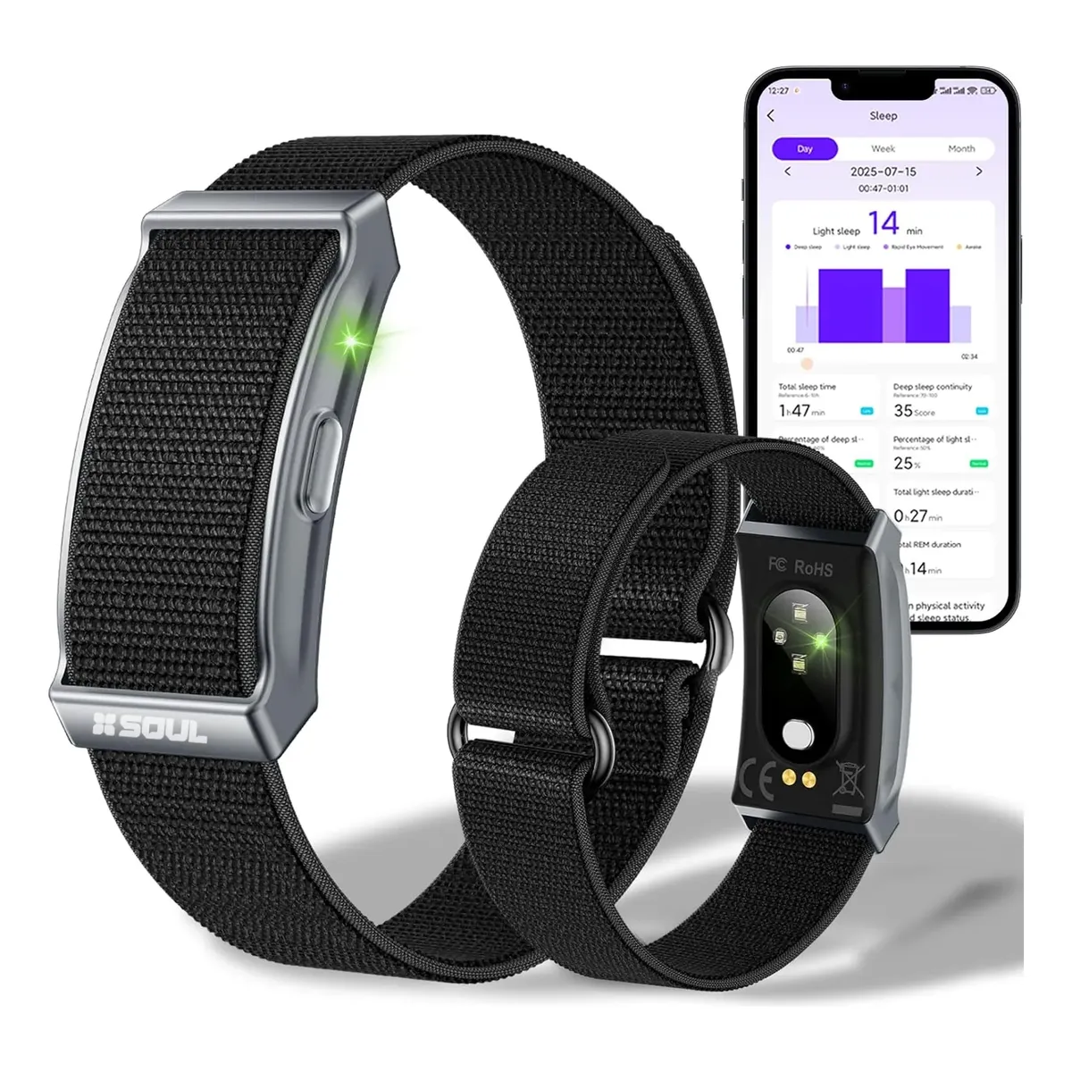 Smartband Soul Health H1 Pulsera Inteligente Ritmo Cardíaco Sueño